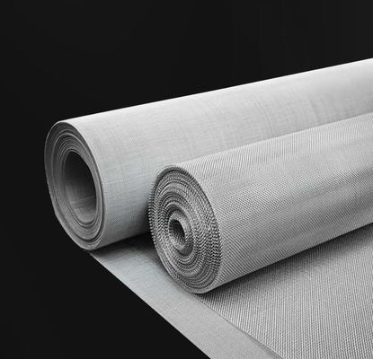 Planície de aço inoxidável da rede de arame 1-500mesh de Ss304 Ss 316 que tece para o filtro