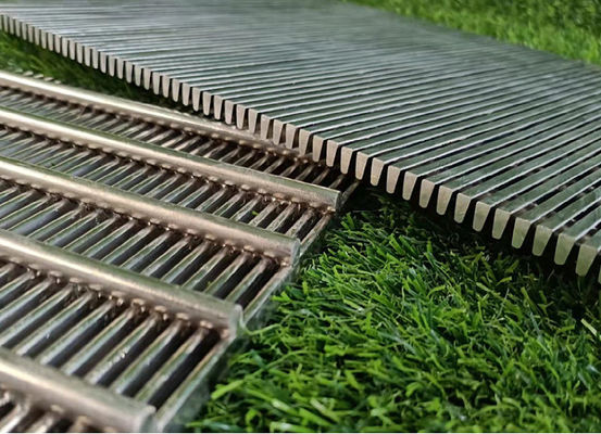 Ss 304 0,2 mm Johnson Vee Wire Screen Soldado
