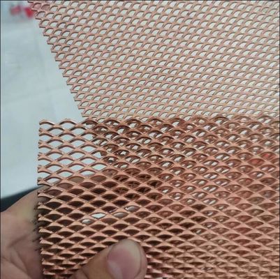 Baixa resistência 99,96% cobre puro rede expandida para bateria