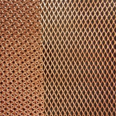 Anti-corrosião latão / Cooper expansão de malha de metal para proteção eletromagnética