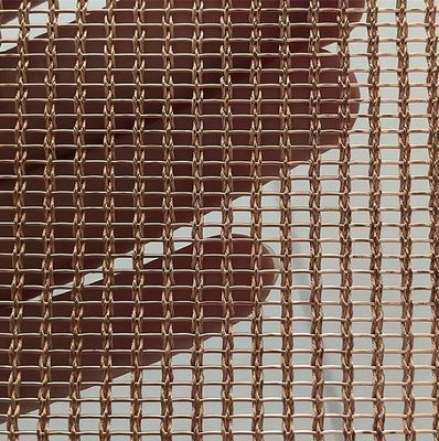 Malha de arame metálico decorativa para proteção eficaz contra quedas