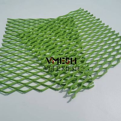 Hexagon Hole Expanded Curtain Wall Metal Mesh fachada revestimento fachadas decoração