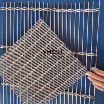 Aço inoxidável decoração de malha de arame metálico de divisória de malha de painel de parede