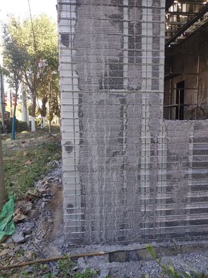 Cofragem de tela nervurada galvanizada para vazamento de cimento 1,1m x 3m