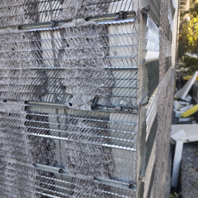 Malha de ripas de alta nervura de concreto pré-moldado de aço galvanizado