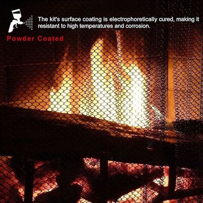 Tela de tela de malha de lareira resistente