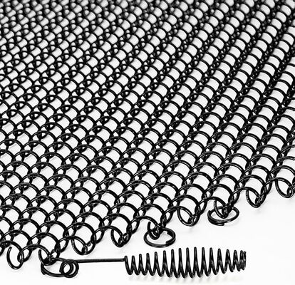 Cortina de malha de elo de corrente de aço inoxidável colorida de 24 polegadas de largura para lareira
