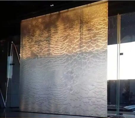 Cortina de aço inoxidável do elo de corrente da queda de 304 águas para o hotel decorativo