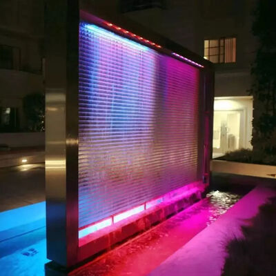 Malha de aço inoxidável resistente à corrosão do elo de corrente da cortina de água de 304 cachoeiras