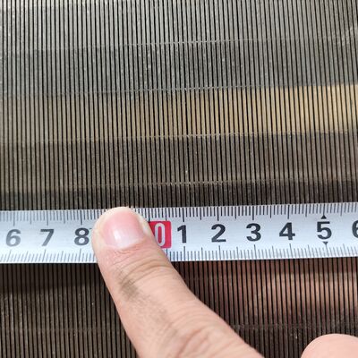 Ecrãs de fio de cunha de aço inoxidável de alta eficiência Filtro de separação sólida