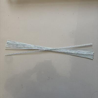 Fio de haste pré-cortado de cor branca de 1 mm * 40 cm para fio floral de florista