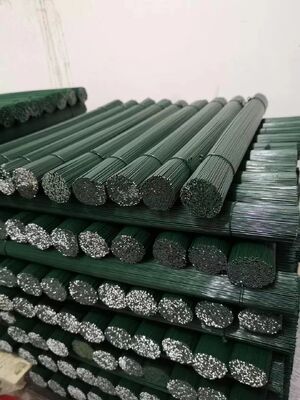Fios florais de 18 gauge Estamo verde Fios florais brancos verdes para flor artificial