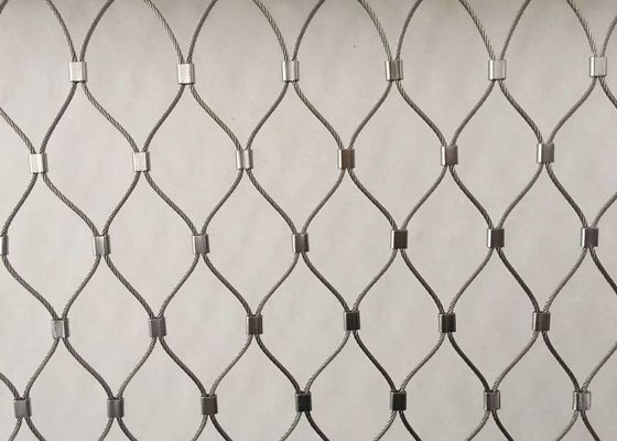 pó 3.2mm de aço inoxidável de Mesh Net PVDF do fio de corda de 3.0mm revestido