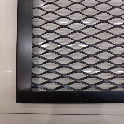Painéis de malha de metal expandido de liga de alumínio leve para design de interiores