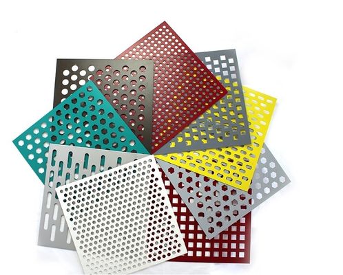 Metal perfurado arquitetónico Mesh Sheet do tamanho 1500*2500mm de PVDF