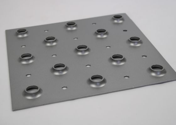 3.0mm galvanizou metal perfurado engrenam 65% Rate Dimpled Sheet Gratings aberto