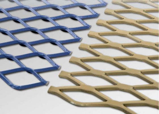 Passarela expandida resistente do metal que raspa o revestimento de zinco 500g/sqm ASTMA36