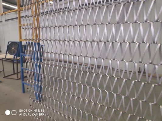 Metal arquitetónico Mesh For Facade Deco da personalização da prova de fogo