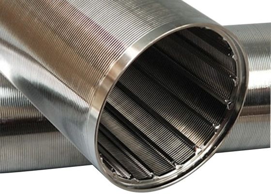 Cilindro Vee Wire Filter Screen do fio da cunha de ISO9002 Velp 6M Length