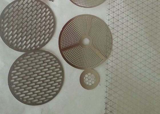 SUS430 que grava o disco de Mesh Perforated Wire Mesh Filter para o fabricante do cofre