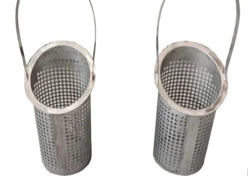 O ODM SS do OEM filtra tubo de filtro perfurado do furo redondo da malha 20mm com punho
