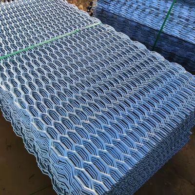 O aço carbono 3.0lbs das rampas do caminhão expandiu o metal Mesh Diamond Catwalk Gratings
