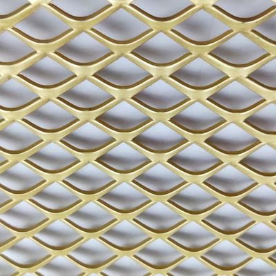Parede expandida 2mm de alumínio decorativa de Mesh For Ceiling And Curtain do metal