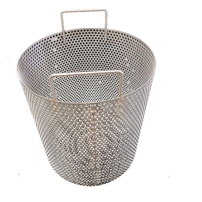 Tubo de filtro de aço inoxidável do cilindro perfurado com punho